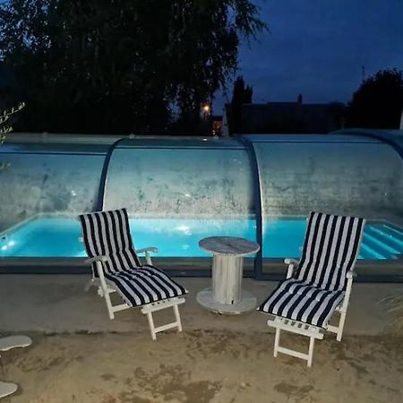 Chambre Bleue Avec Acces Plage Bourges Esterno foto