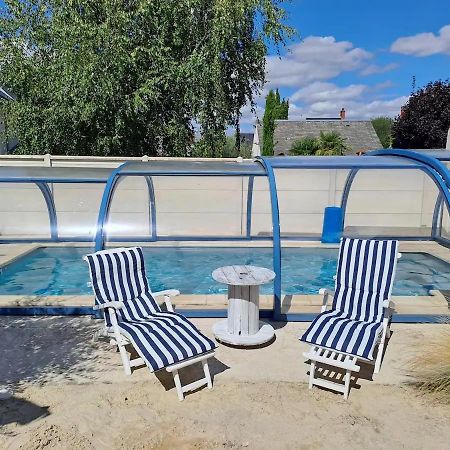 Chambre Bleue Avec Acces Plage Bourges Esterno foto